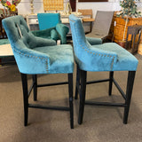 Fabric Stool (Bar - With Back)