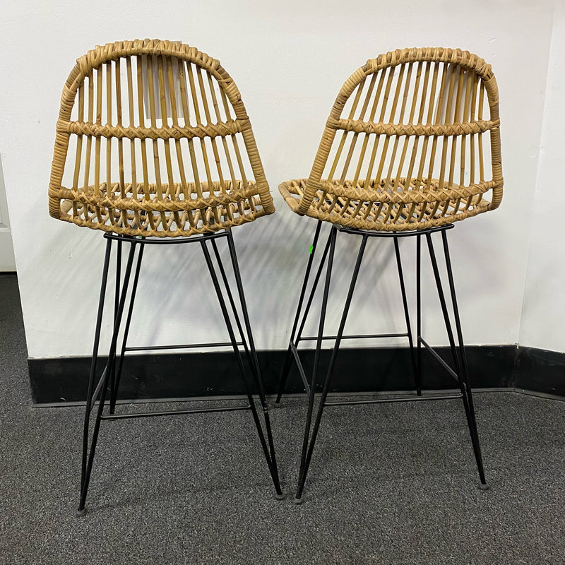 Bamboo Stool (Bar - With Back)