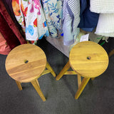 Wood Stool (Bar - No Back)