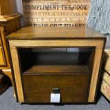 Wood Nightstand