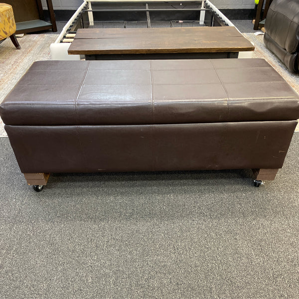 Pleather Bench