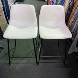 Pleather Stool (Bar - With Back)