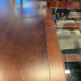 Wood & Glass Table ( W/ Chairs)