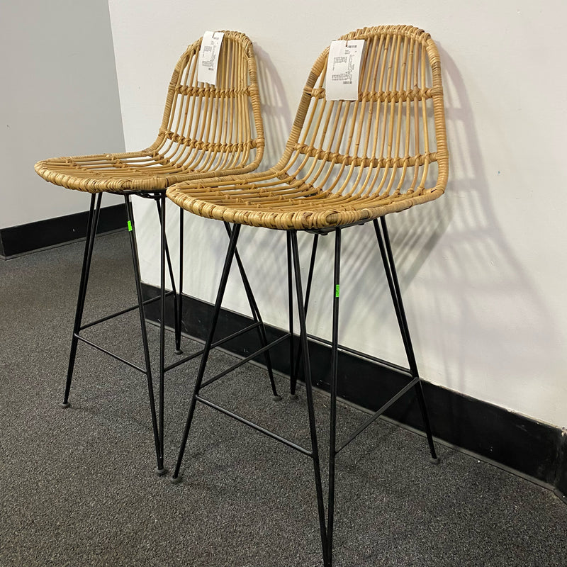 Bamboo Stool (Bar - With Back)