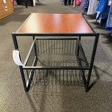 Wood and Metal Table ( End)