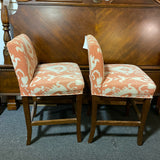Fabric Stool (Bar - With Back)