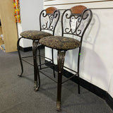 Metal Stool (Bar - With Back)