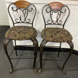 Metal Stool (Bar - With Back)