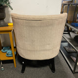 Fabric and wood Chair (Accent - single)