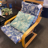 Wood and fabric Chair (Accent - single)