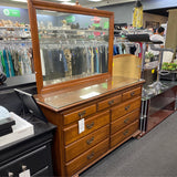Wood Dresser (With Mirror)