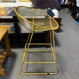 Wire Stool (Bar - With Back)