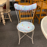 Metal & Glass Table (Outdoor w/Chairs)