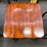 Metal Stool (Bar - With Back)