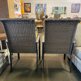 wicker & metal Chair (Outdoor)