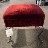 Velvet Ottoman