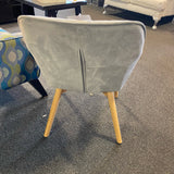 Fabric and wood Chair (Accent - single)