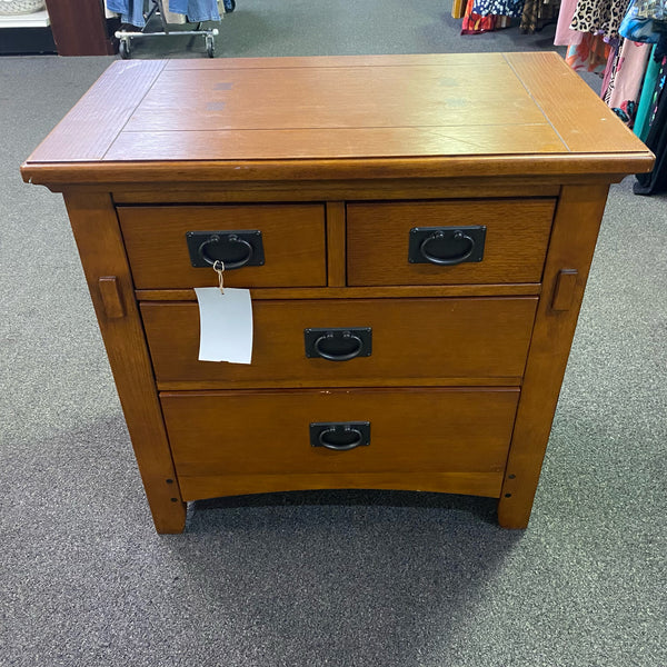 Wood Nightstand