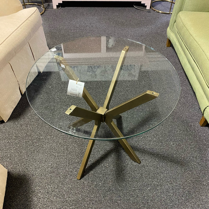 Metal and Glass Table (Accent)