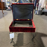 Velvet Ottoman