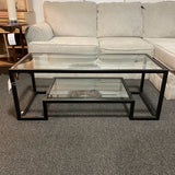 Metal and Glass Table ( Coffee)