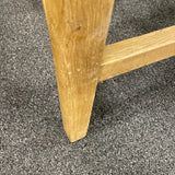 Leather Stool (Bar - With Back)