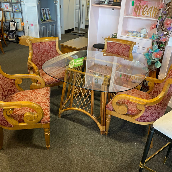 Wood Table ( W/ Chairs)