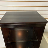 Wood & Glass Entertainment Center