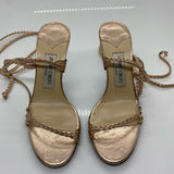 Jimmy Choo 37 (6/6.5) designer shoes ( Wm)