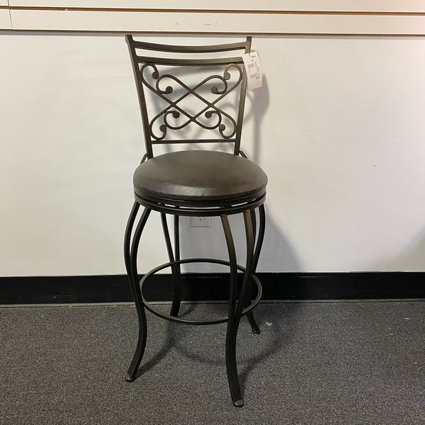Metal Stool (Bar - With Back)