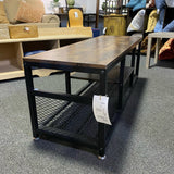 Wood and Metal Stand (TV)