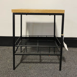 Wood and Metal Table ( End)
