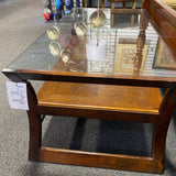 Wood and glass Table ( Coffee)