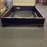 Wood and leather Bed (Queen)