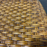 wicker & metal Stool (Bar - With Back)