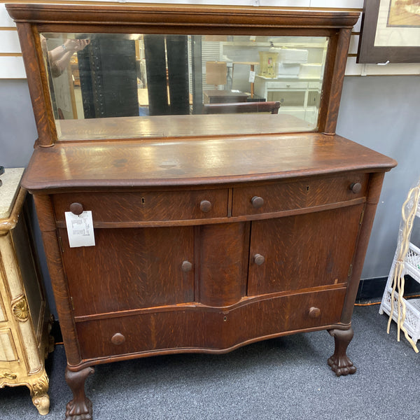 Wood Dresser (With Mirror)