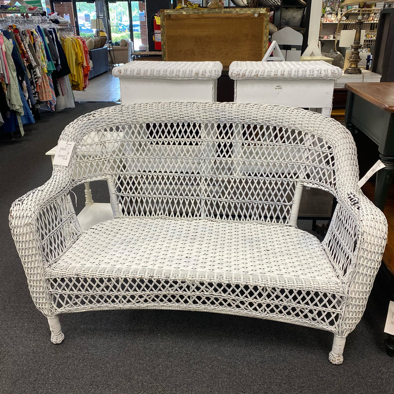 Wicker Loveseat