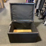 Leather Ottoman