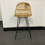 Bamboo Stool (Bar - With Back)