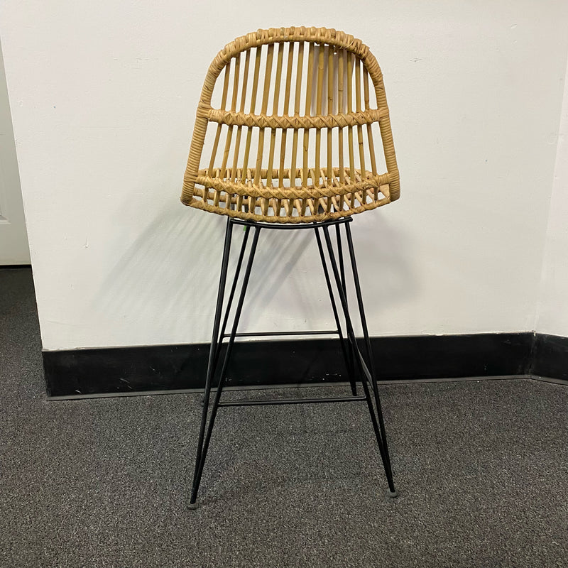 Bamboo Stool (Bar - With Back)