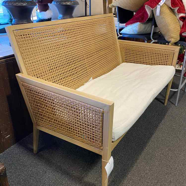 wood & metal Bench - Smyrna Pick Up Only